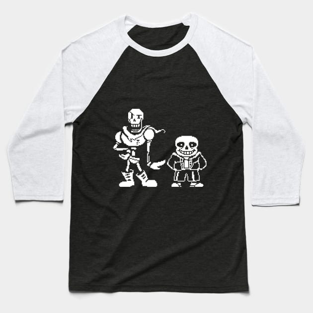 Papyrus and Sans Baseball T-Shirt by BrindleJustice